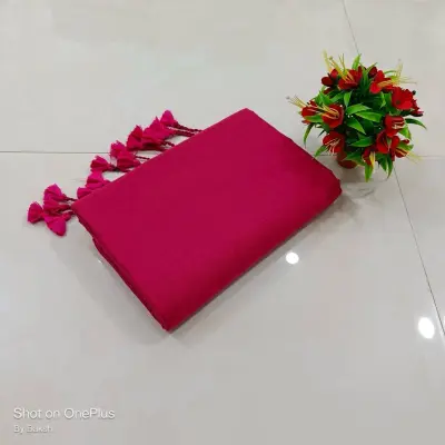 Pure khadi soft cotton saree