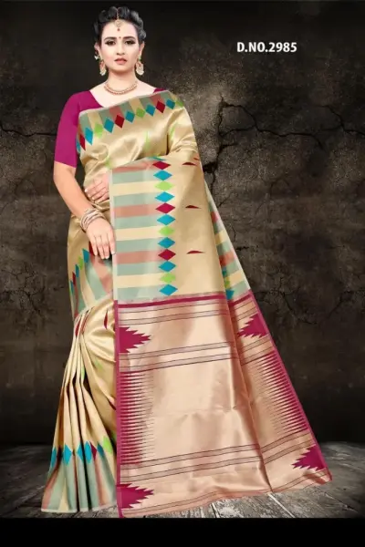 MADHAVI MAHAL  BRIDAL RAPIER FANCY SAREE